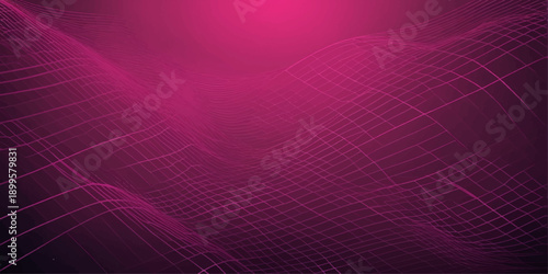 Abstract purple and pink futuristic background with flowing lines and digital energy