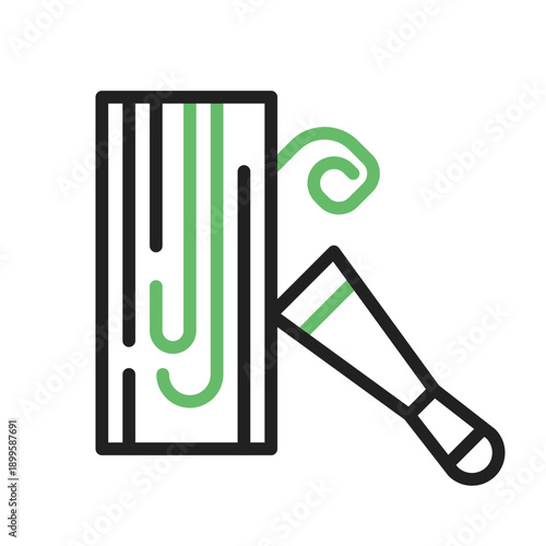 Wood Carving Icon
