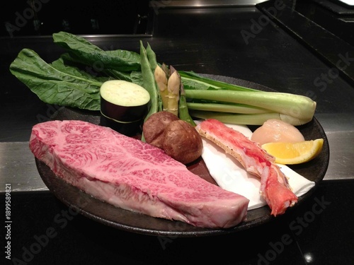 Kobe beef plate