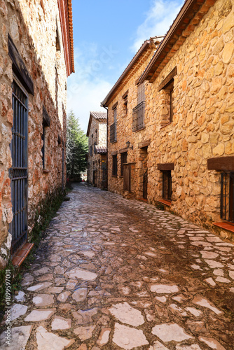 Riopar Viejo, the beautiful medieval town on a sunny day