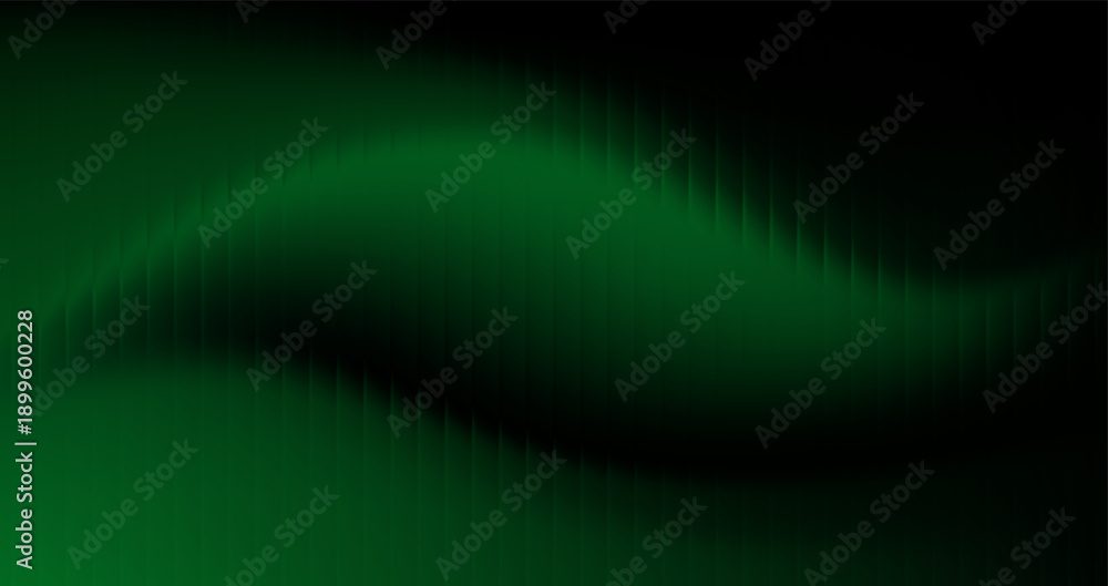 Obraz premium Abstract dark green vertical line pattern subtly blending with soft blurred gradients creates a mysterious digital background texture