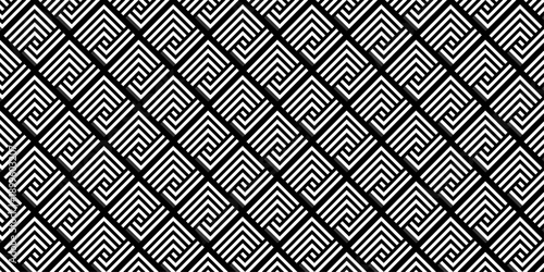 Abstract square geometric cube creative concept triangle overlap square technology background. structure digital cubes fabric and wallpaper grid block texture background.