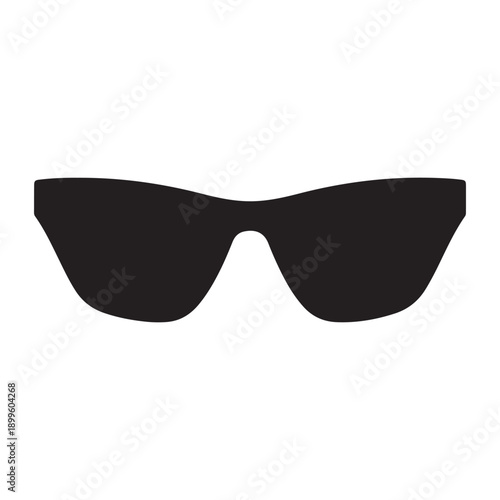 sunglass frame vector on white background