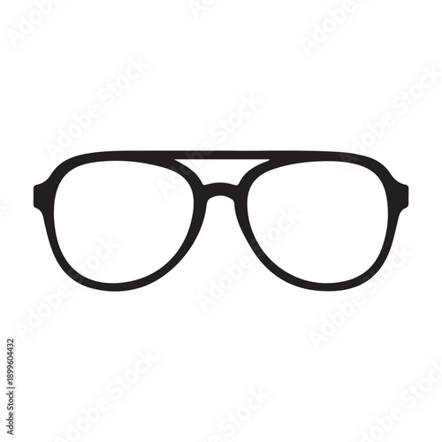 sunglass frame vector on white background