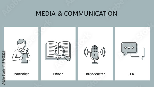 Media and Communication Roles Journalist Editor Broadcaster PR