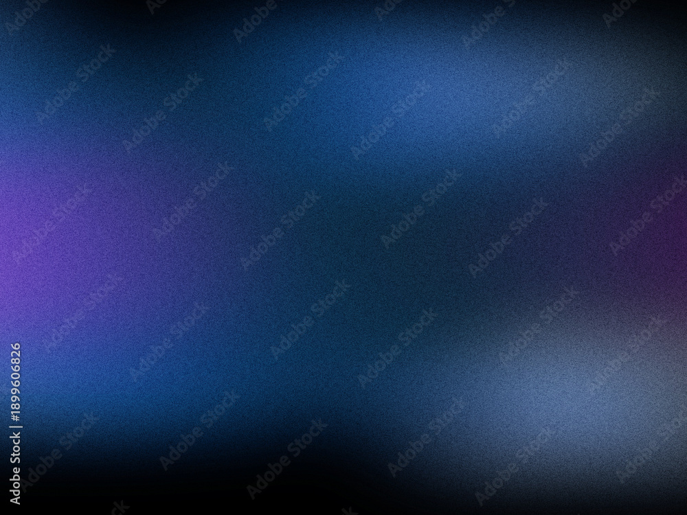Obraz premium Abstrakter körniger Blau-Violett Farbverlauf – moderner Gradient Hintergrund mit Grain