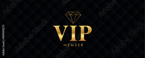 vip members only dark luxury abstract background vector illustration
