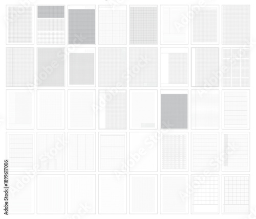 A4 graph paper with regular 1cm grid. Clean square layout, perfect for math, design, school, and technical projects.