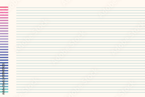 Grid paper. Lined sheet of abstract squared background with color graph. Geometric pattern for school, wallpaper, textures, notebook. Checkered blank on white background.