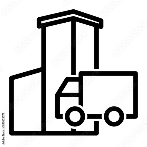 Enterprise specializing in the transportation and storage of goods for clients (Outline Style)