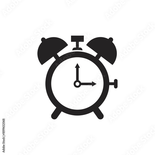 A classic alarm clock, signifying time and deadlines.