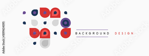 Abstract circles, varying sizes, colors. Minimalist design, clean background. Modern geometric composition, simple shapes.