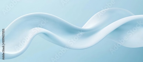 Light blue liquid flow