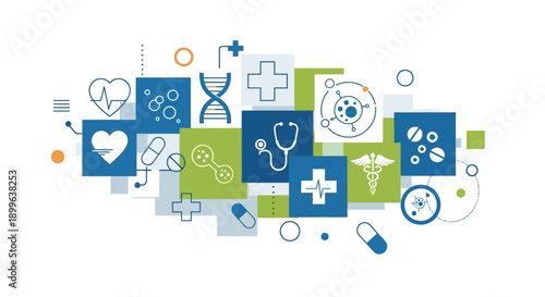 Medical Icons and Symbols Collection.