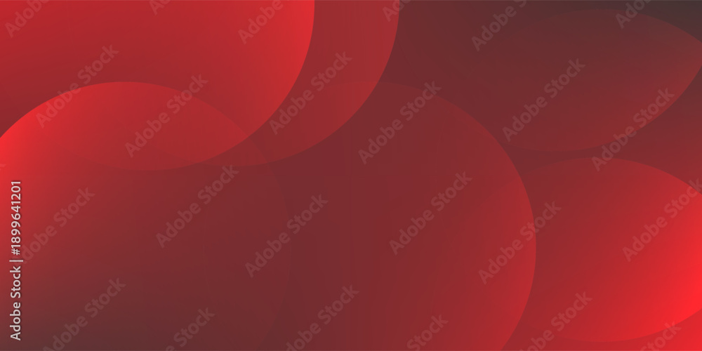 Obraz premium Abstract red background with circles. Applicable for gift card, Poster on wall poster template, EPS 10