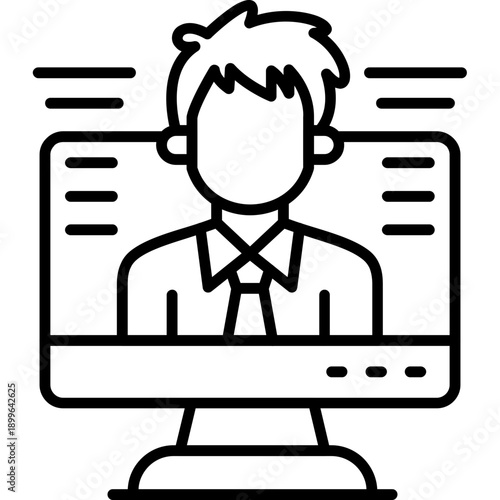 Strategy Consulting Icon Vector Element