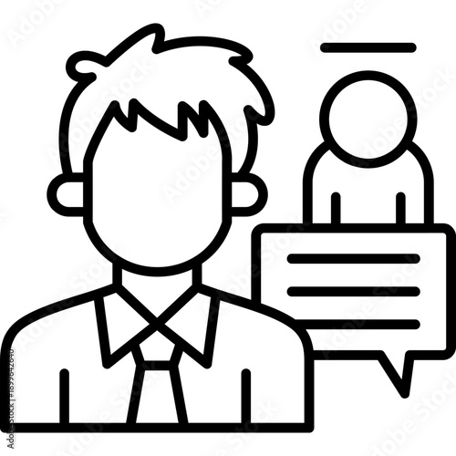 IT Consulting Icon Vector Element