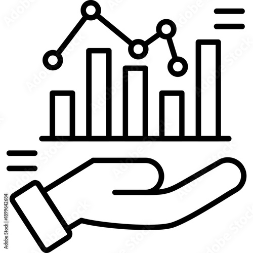 Data Analysis Icon Vector Element