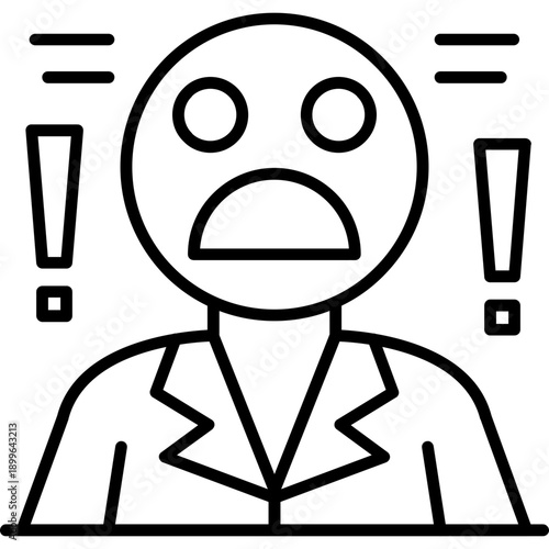 Sorry Icon Vector Element