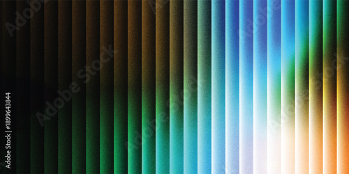 Blue gradient with vertical white highlights on a dark background. Clean, minimal, and energetic with a modern edge
