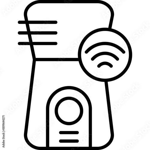 Pet Feeder Automation Icon Vector Element