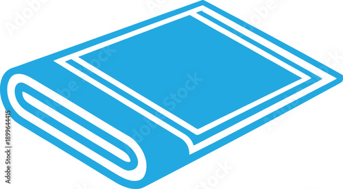 Blanket icon. comfort, warmth, cozy, rest, relaxation, sleep. vector illustration