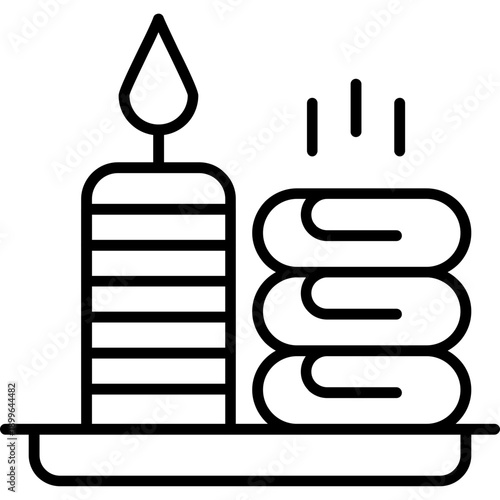 Spa Service Icon Vector Element