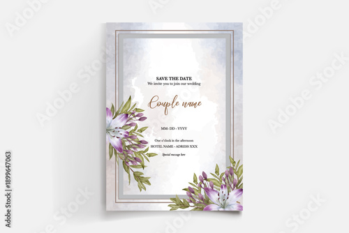 Save the date wedding invitation templates