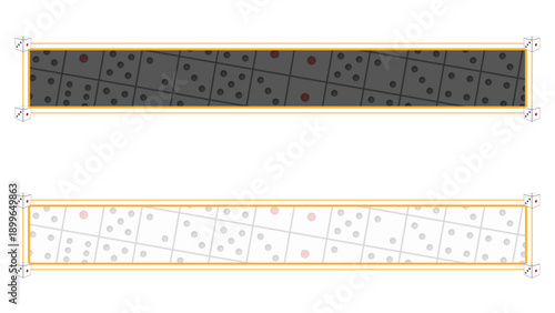 サイコロのテロップベース(黒と白)