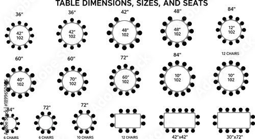 Stick figure icons for human pain symptoms, medical conditions, table seating dimensions, educational teaching, industrial production, exploring, and professional social behaviors.