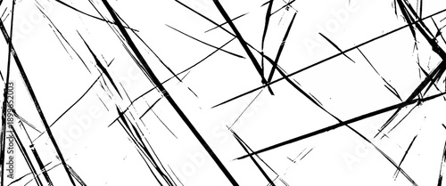 Vector line scratches and grunge effects distressed