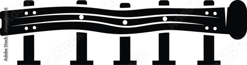 Highway guardrail Vehicle road safety barriers. 