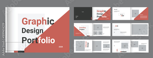Graphic Design Portfolio Landscape design Template