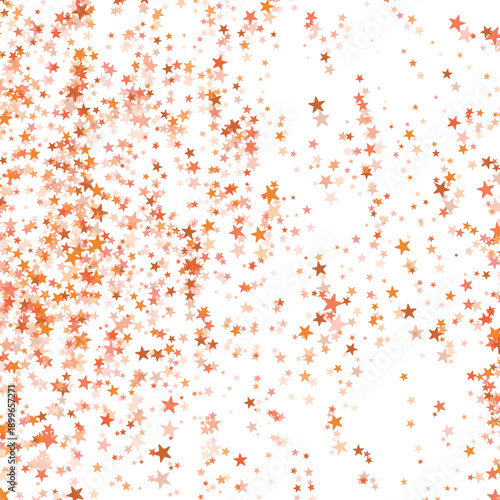 Bright Color stars confetti background. Splash effect banner. Vector abstract illustration with blurred drops of rain for wallpaper, wrapping paper, backdrop, poster, decorative designs.