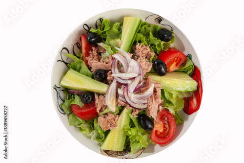 Fish and vegetable salad