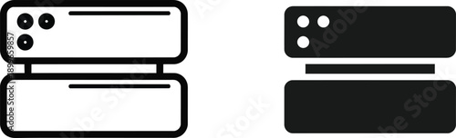 Server Room Equipment Icons