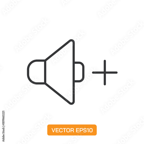 Audio Icons. Thin Line Symbol Elements Collection.