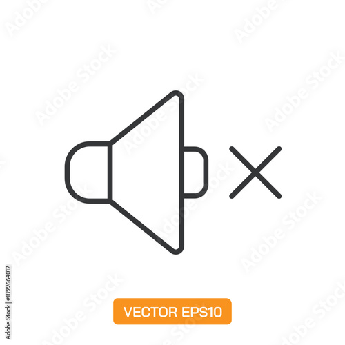 Audio Icons. Thin Line Symbol Elements Collection.