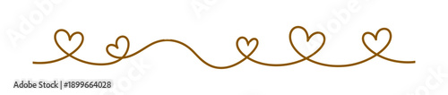 Elegant golden heart shaped vines for love themed designs