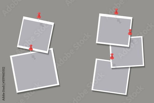 Digital photo templates, collage, abstract photo frames, and pictures, Collage eighteen frames, photos, parts or pictures