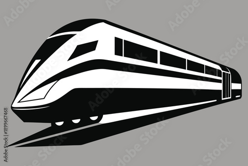 High speed train modern rail transportation travel journey speed bullet train railway locomotive