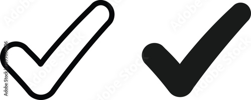 Checkmark icons in black