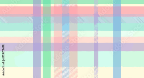 Warm Pastel Plaid for Creative Projects