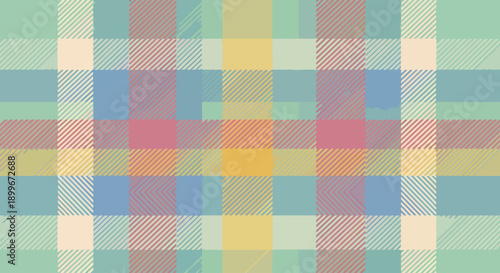 Minimal Pastel Check Pattern for Modern Style