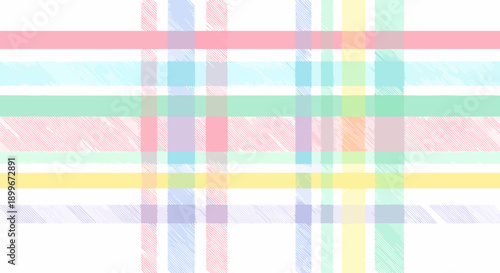 Calm Colorful Plaid for Soft Visual Themes