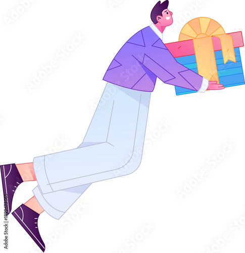 Professional sketch illustration of a figure holding a gold coin, depicting its body movements.
