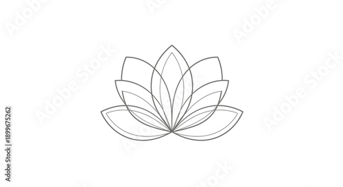 a-calm-flower-symbol-line-art
