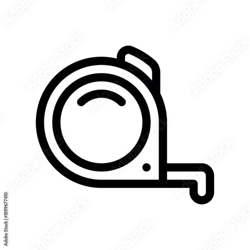 Retractable measuring tape tool for construction