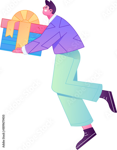 Professional sketch illustration of a figure holding a gold coin, depicting its body movements.
