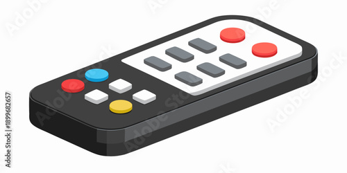 remote isolated on a transparent PNG background, white background, Generative Ai
